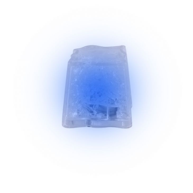 Clear Ice Cube with Blue Light (100 Pieces) main image